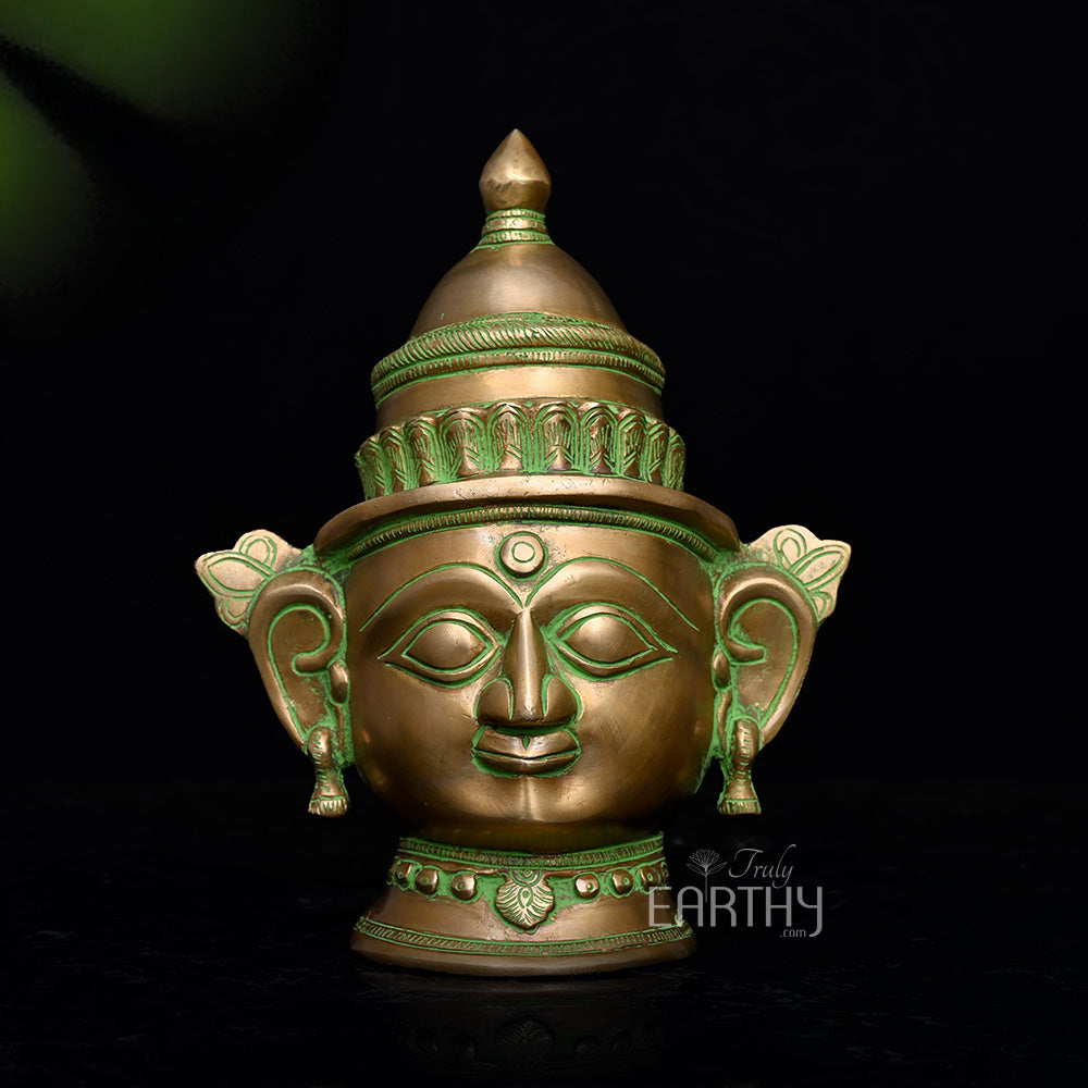 Shiva &amp; Gauri Mukhlingam Mask, angel 4