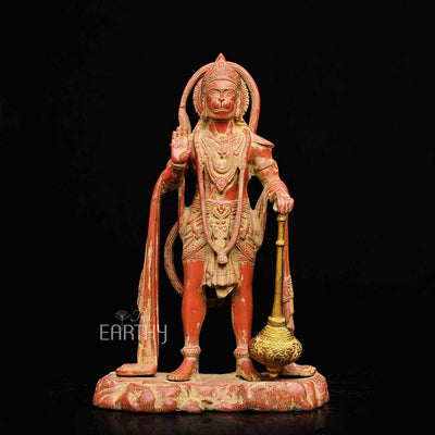 brass hanuman ji statue_6