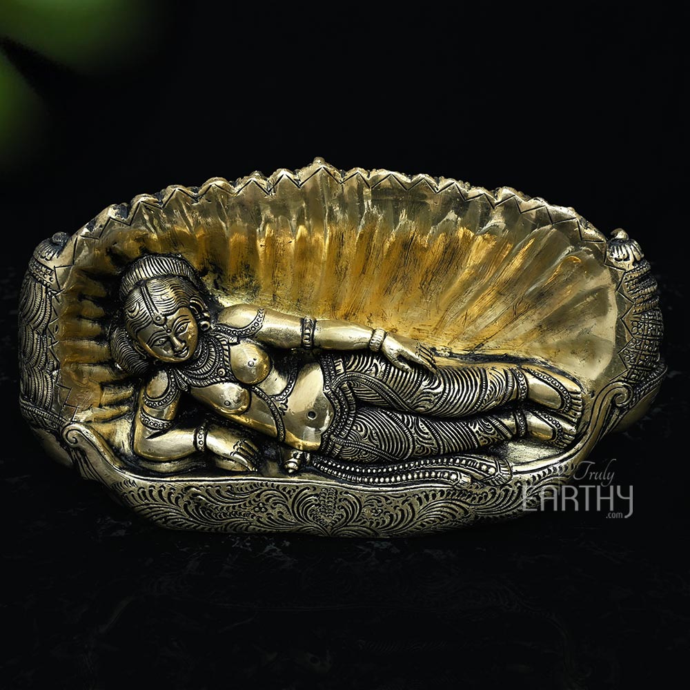 Brass 10 Headed Ravana &amp; Mandodri
