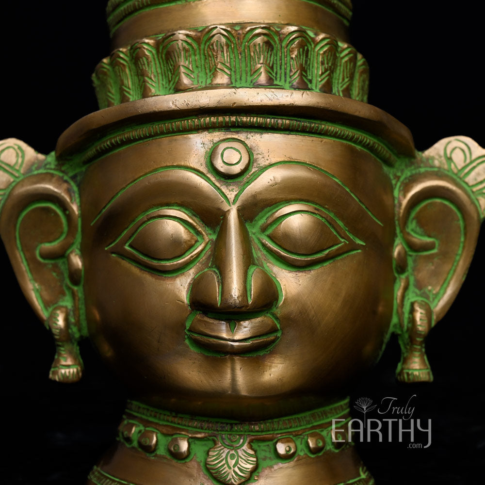 Shiva &amp; Gauri Mukhlingam Mask, angel 6