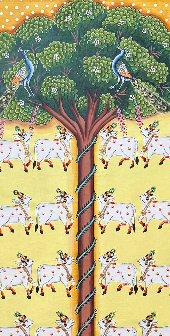 Tree of Life Painting (Handmade / Unframed / 60.9 x 121.1 cm)