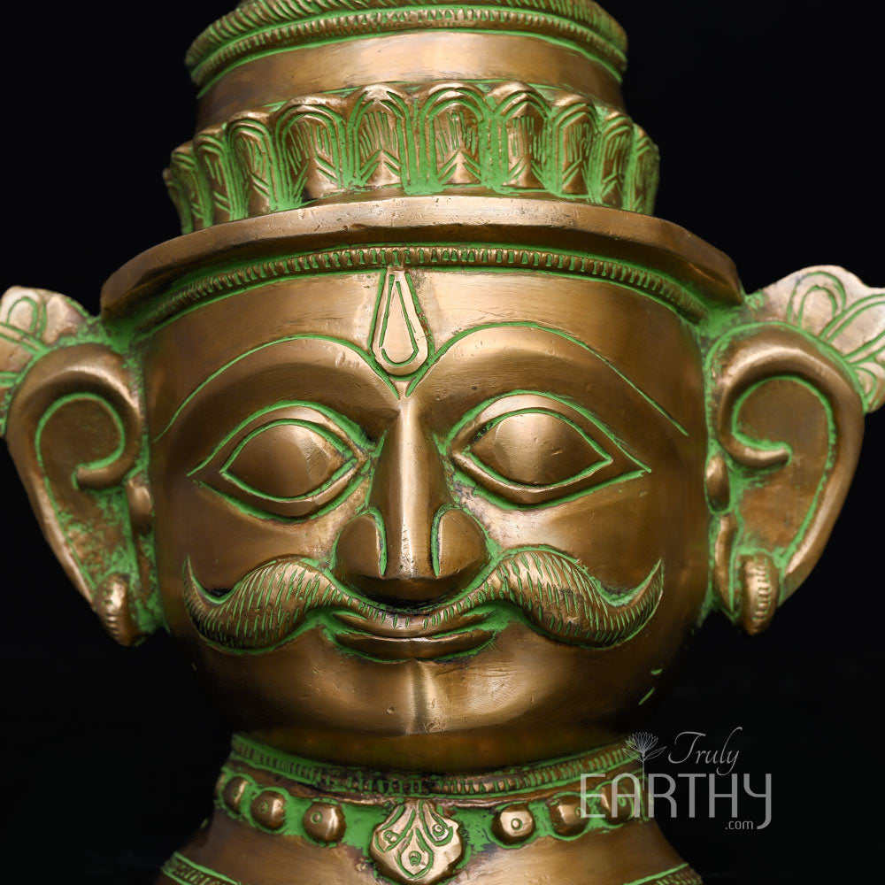 Shiva &amp; Gauri Mukhlingam Mask, angel 7