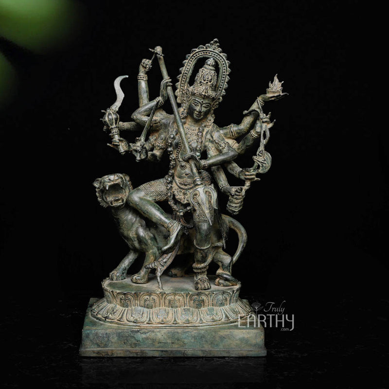 Adishakti Durga Bronze Statue for Sale