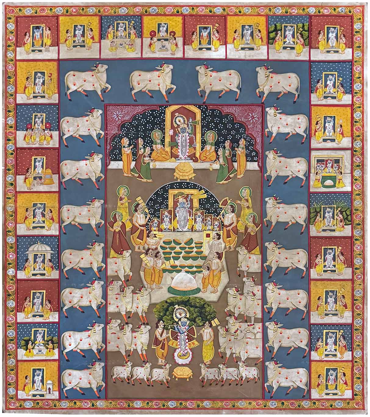 Annakut Mahotsav - Pichwai Painting