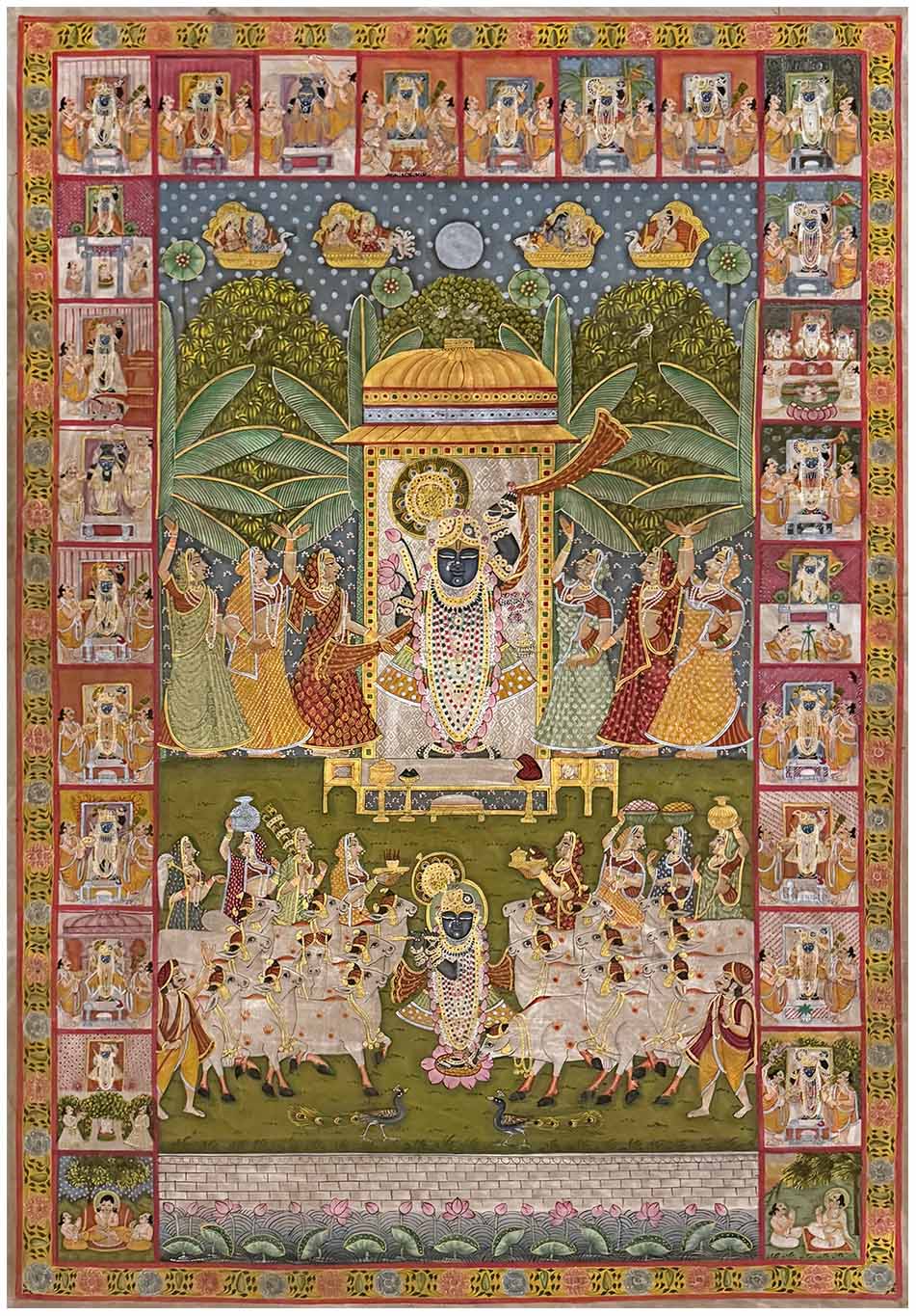 Antique Pichwai Painting for Sale