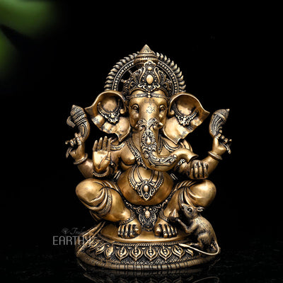 Brass Large Ganesha Idol for Sale