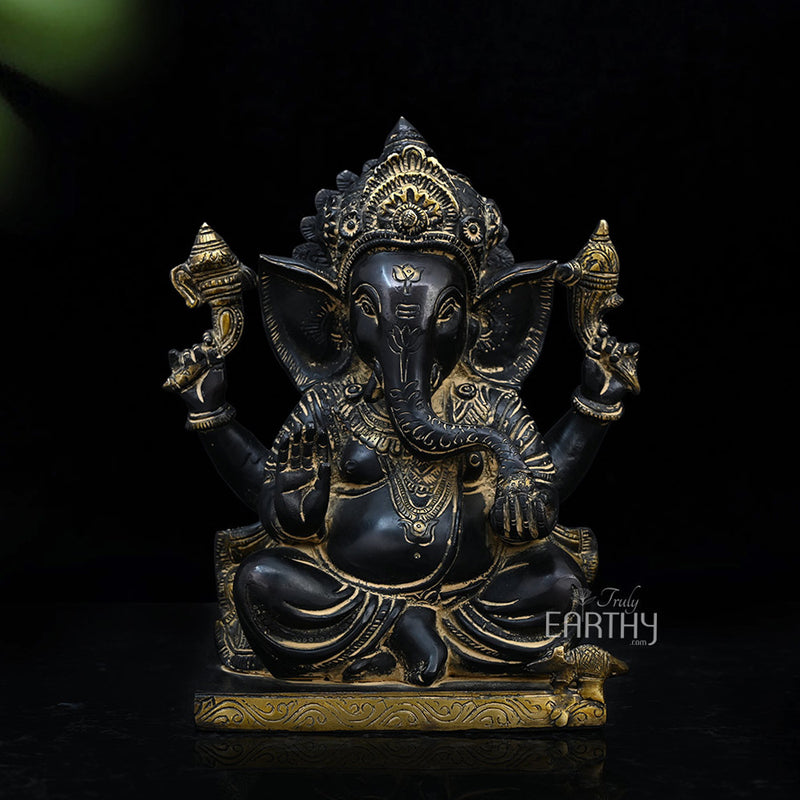 Brass Ganpati Idol
