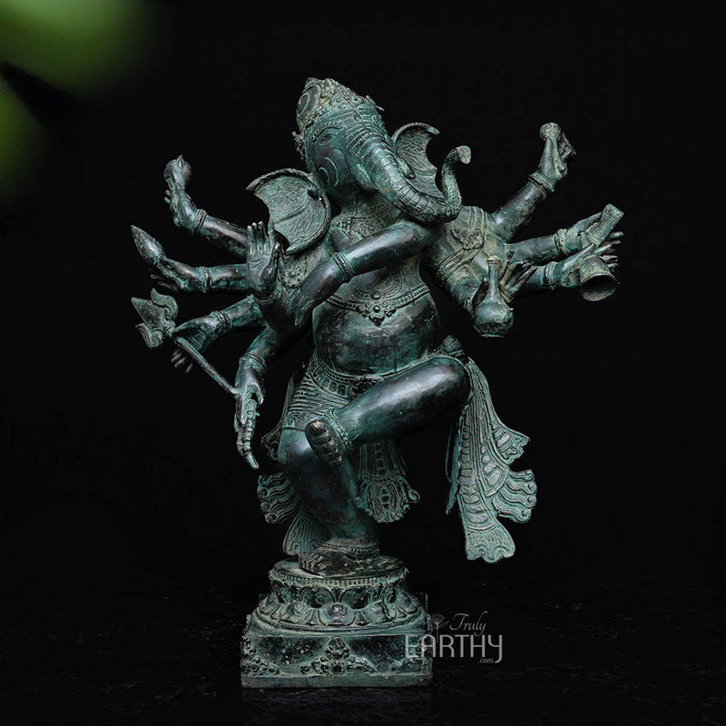Bronze Dancing Ganesha Sculpture for Sale