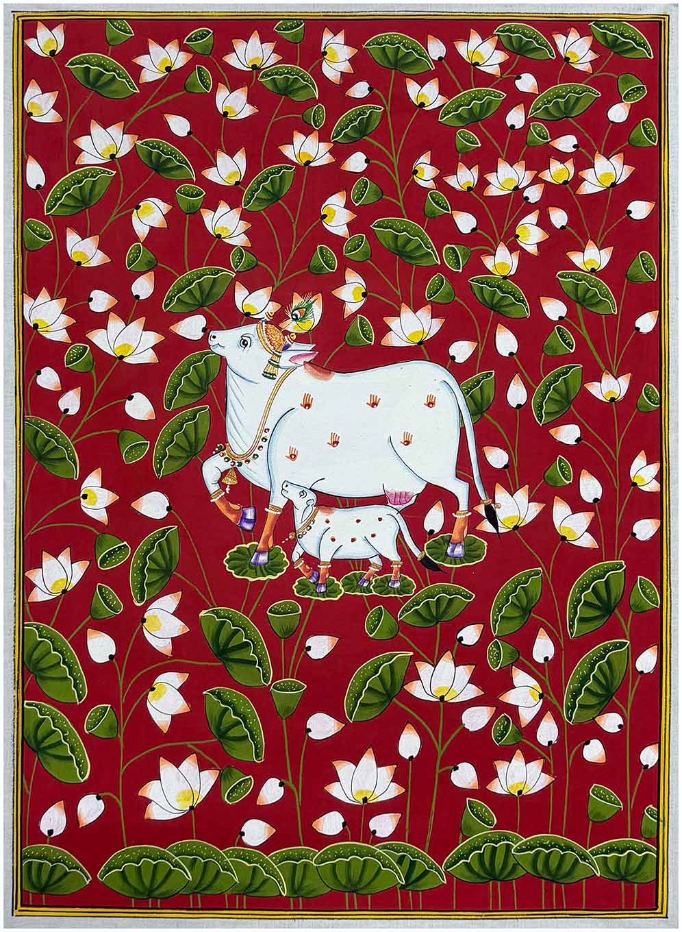 Buy Cow Pichwai Painting Online