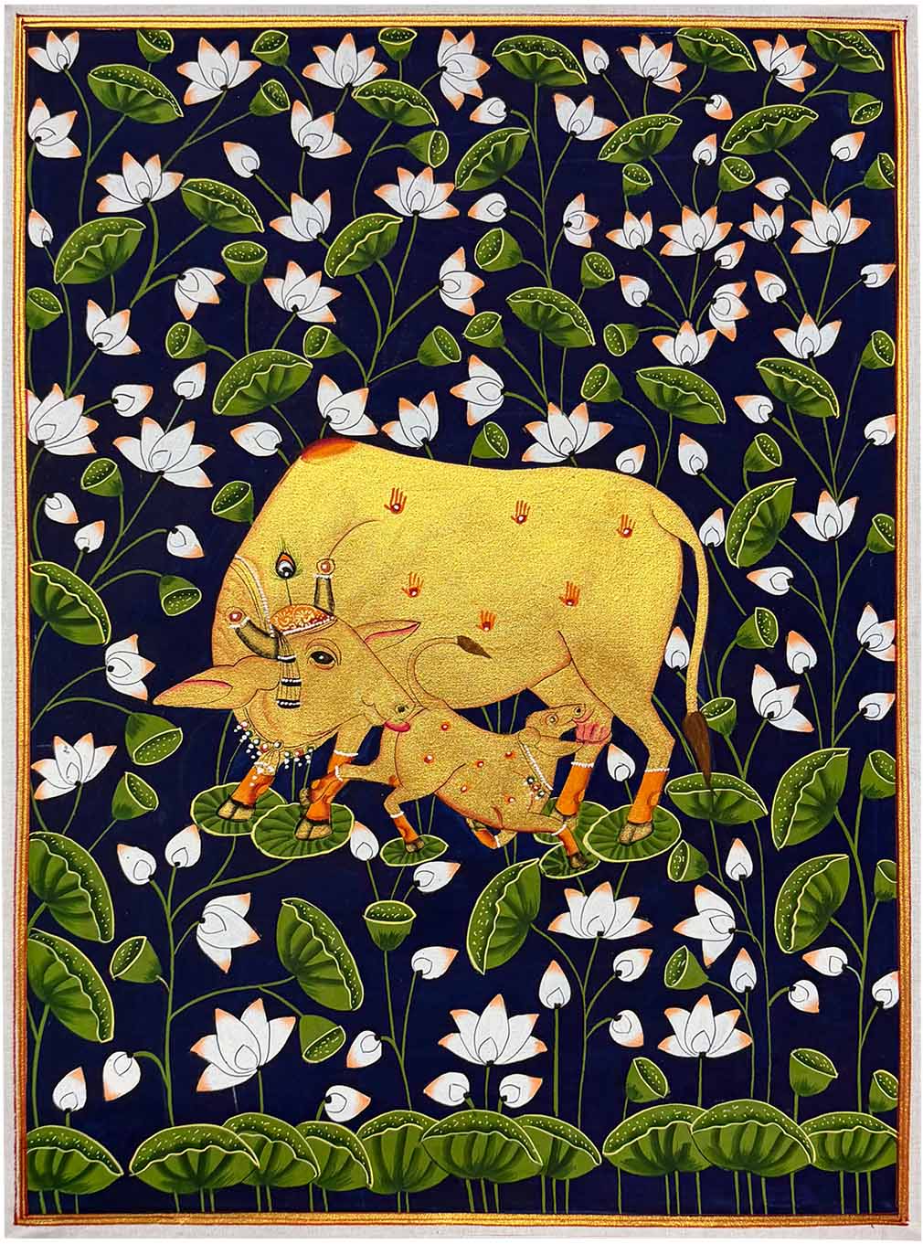 Cow Pichwai Painting