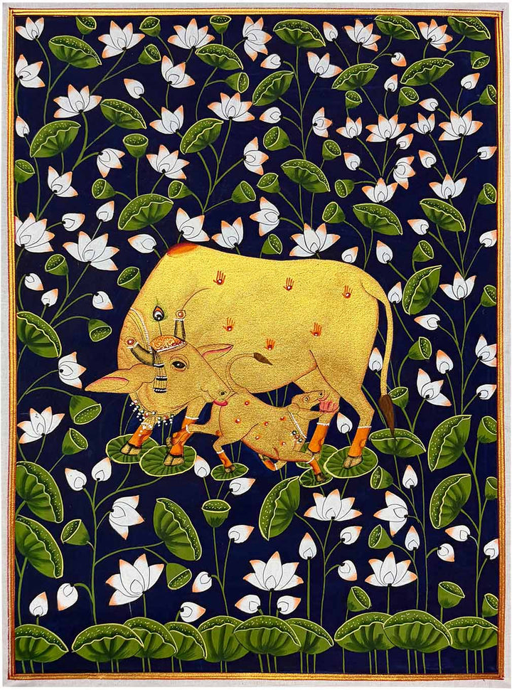 Cow Pichwai Painting
