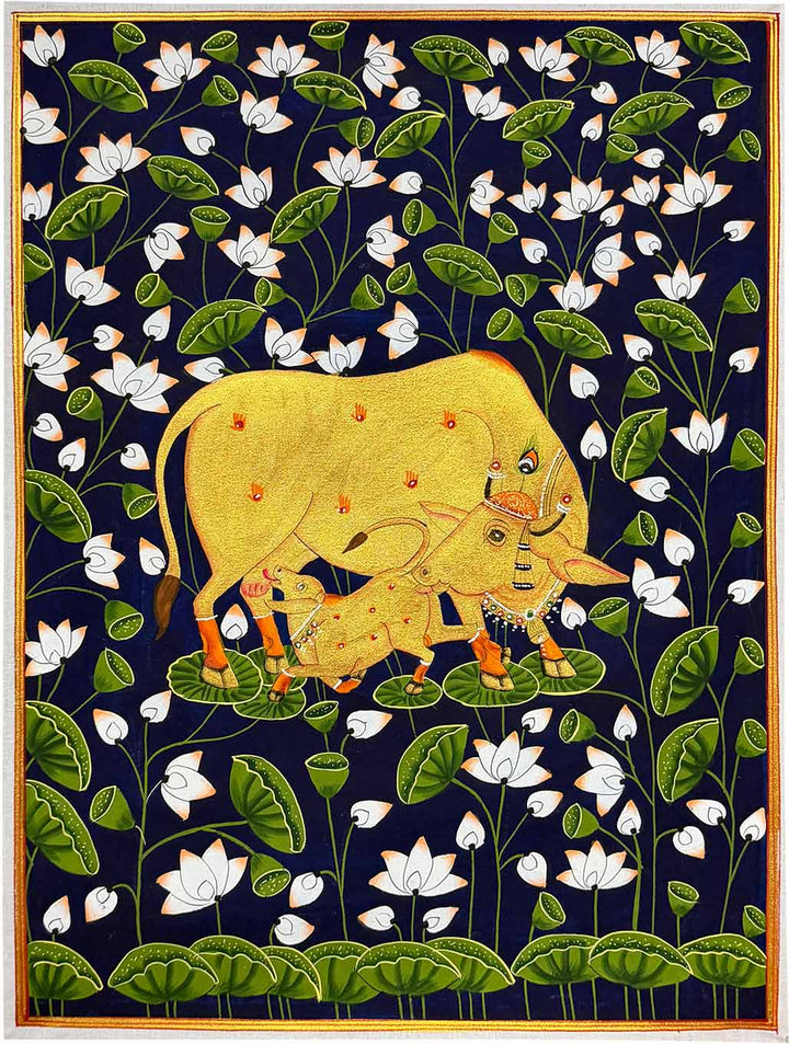 Buy Cow Pichwai Painting Online