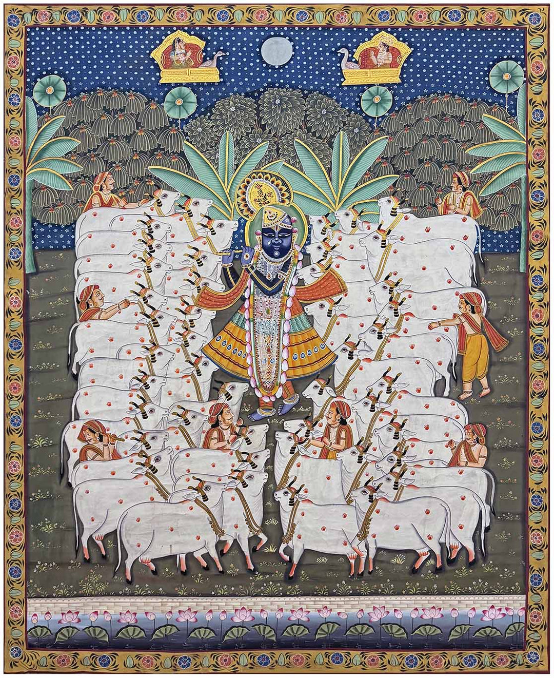 Cows Festival - Pichwai Painting