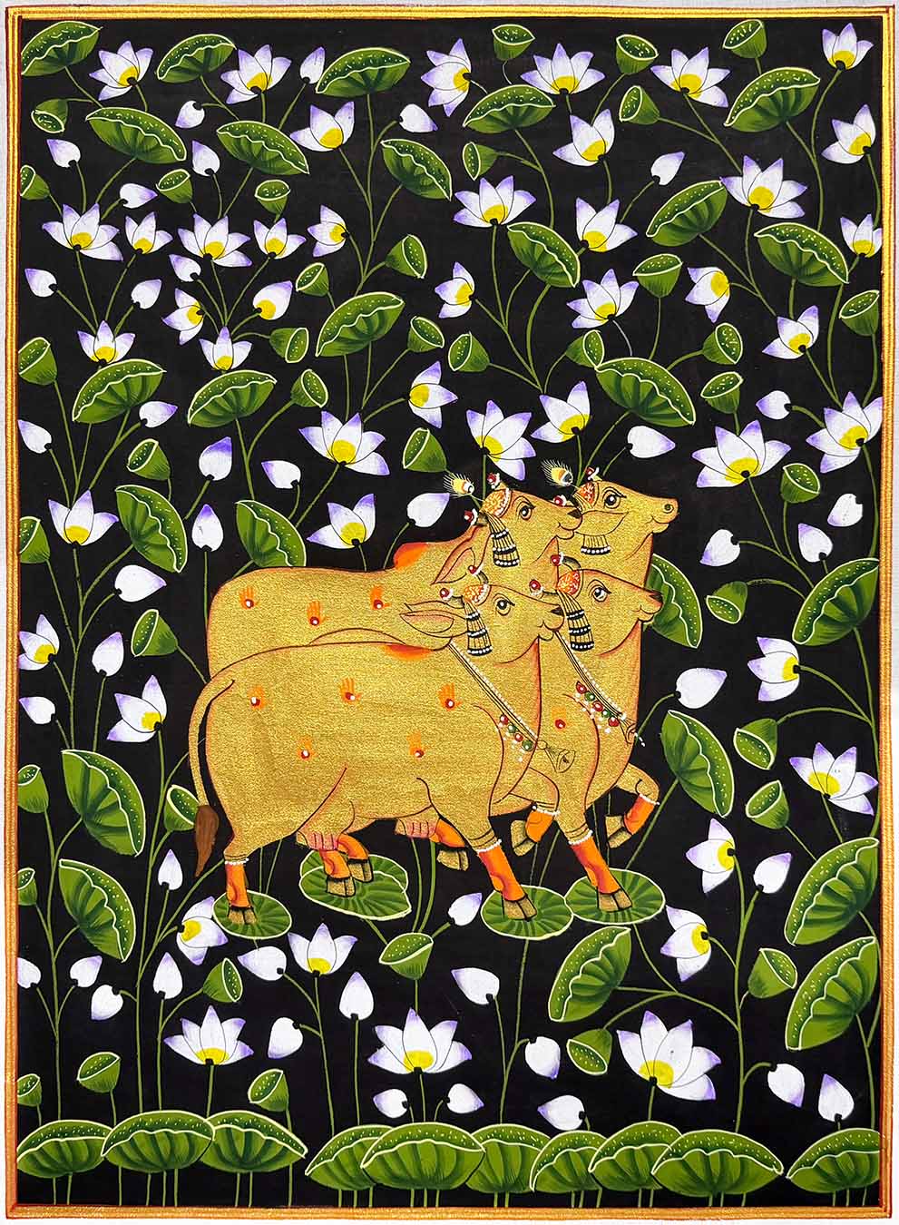 Cows Pichwai Painting for Sale