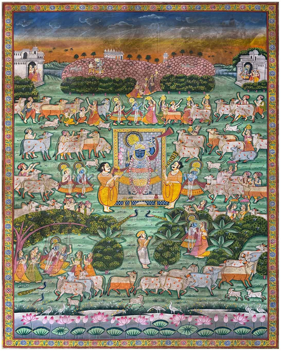 Daan Leela Large Pichwai Painting