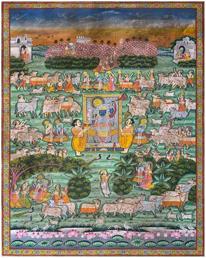 Daan Leela Large Pichwai Painting