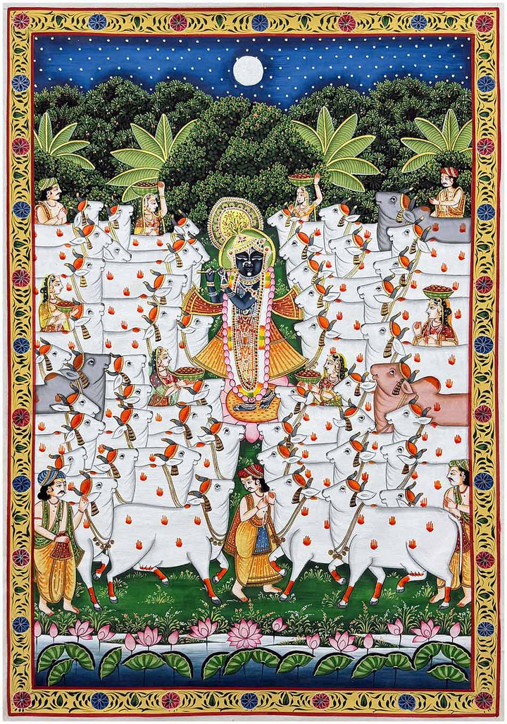 Gopasthmi Pichwai Painting for Sale