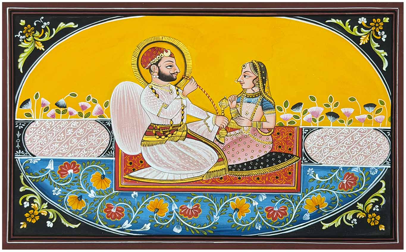 Indian Vintage Handmade Miniature Painting