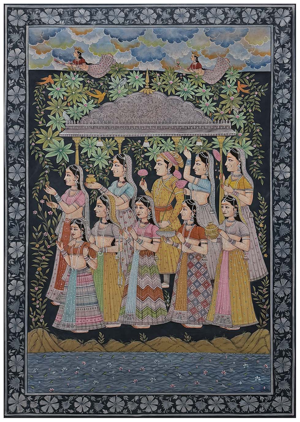 Krishna leeela Pichwai Painting