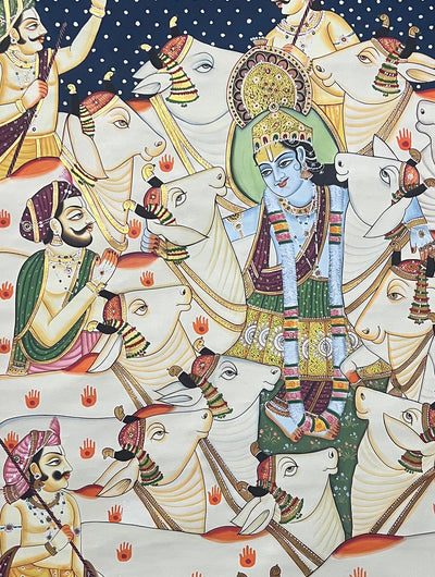 krishna painting, angle 1