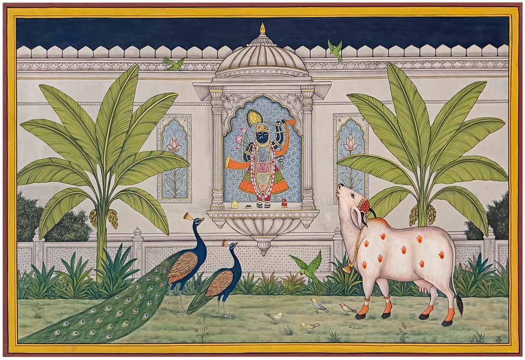 Modern Shrinathji Pichwai Painting for Sale