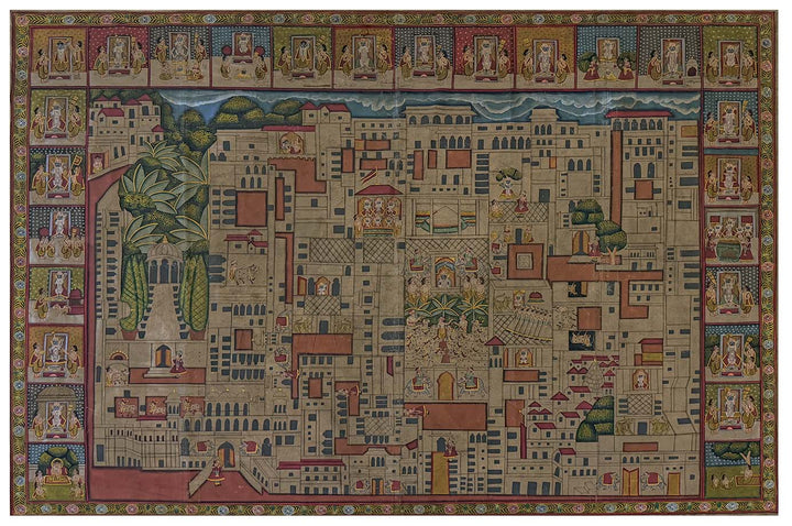 Nathdwara Ki Haveli Map Pichwai Painting