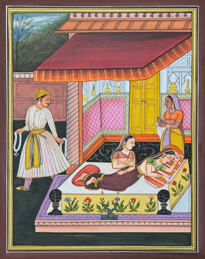 Ragini Lalit of Raga Bhairav Painting for Sale