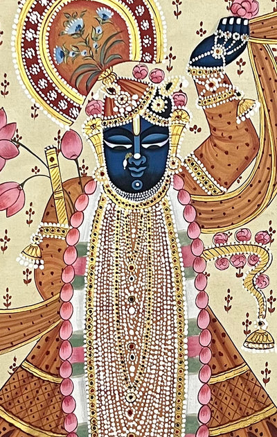 shrinathji painting closeup
