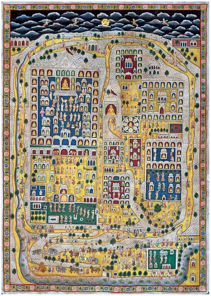 Shatrujaya Pichwai Painting