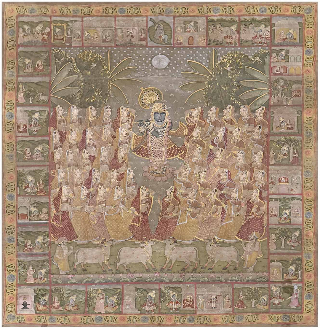 The Grand Darshan of Shrinathji - Pichwai Painting