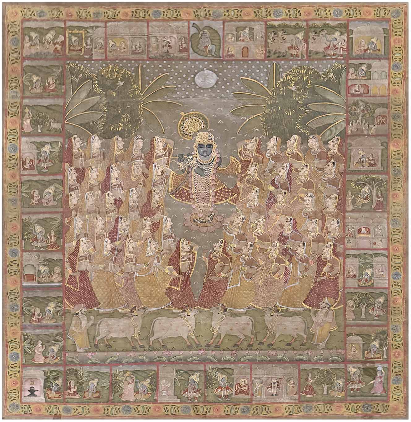 The Grand Darshan of Shrinathji - Pichwai Painting