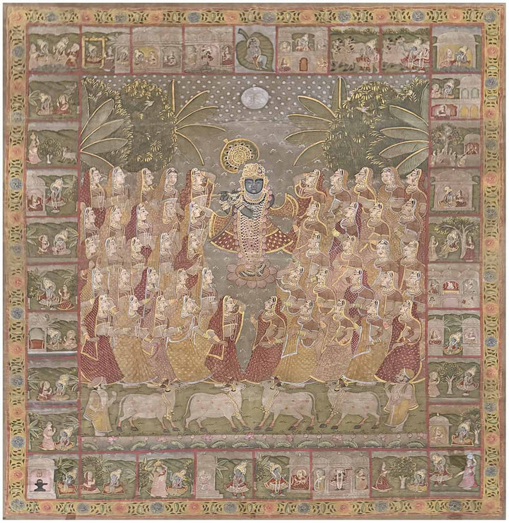 The Grand Darshan of Shrinathji - Pichwai Painting