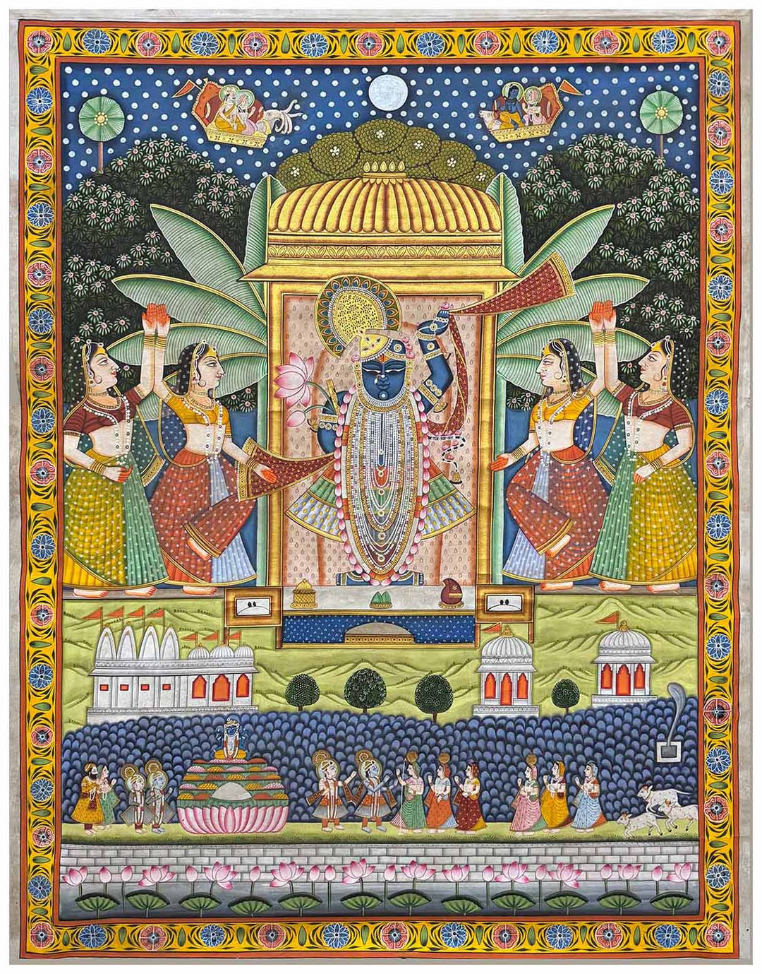 antique traditional pichwai painting