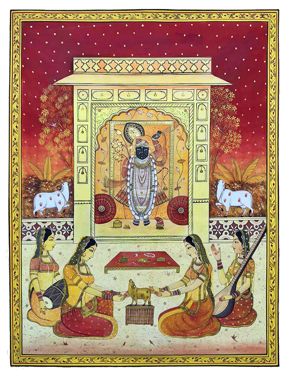 antique pichwai painting