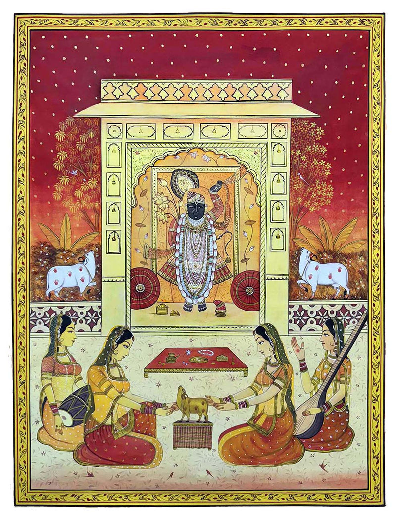 antique pichwai painting