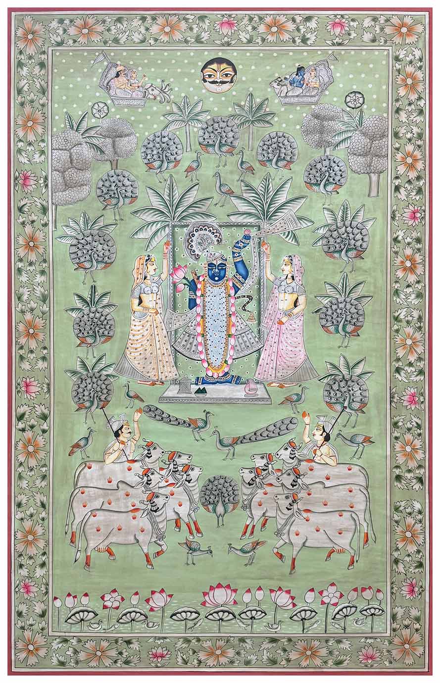 antique pichwai painting