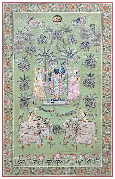 antique pichwai painting