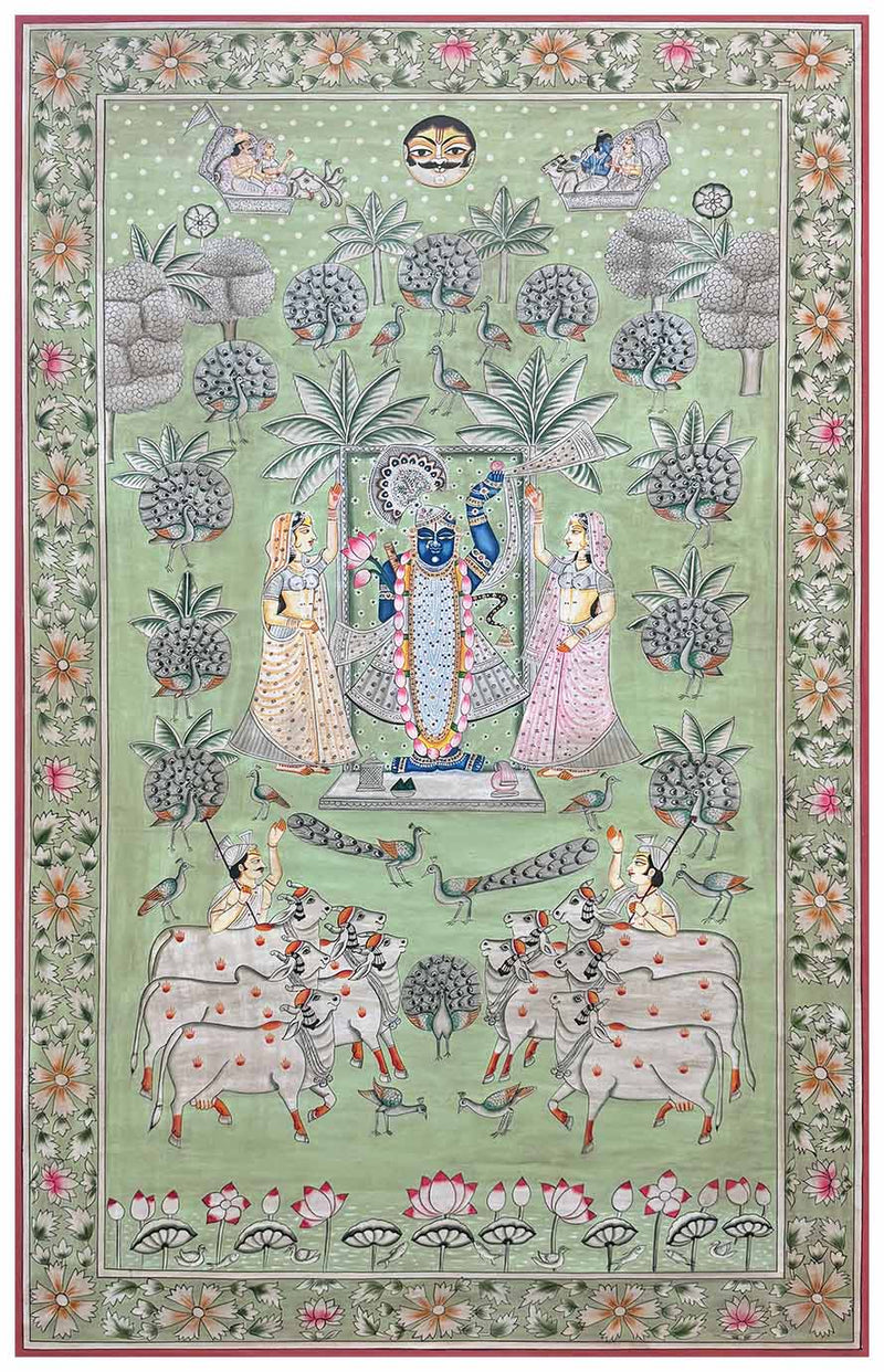 antique pichwai painting