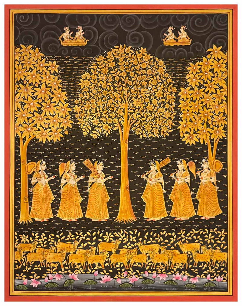 Pichwai Tree Painting