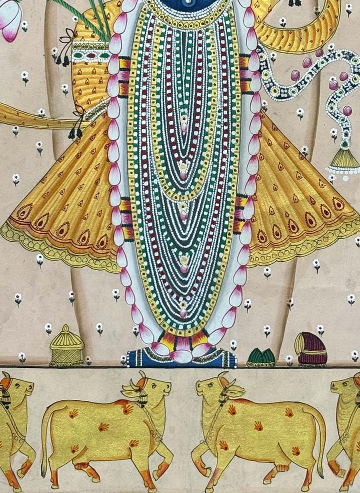 pichwai painting, angel 2