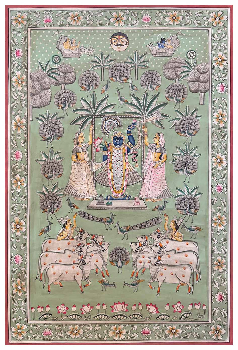 antique pichwai painting