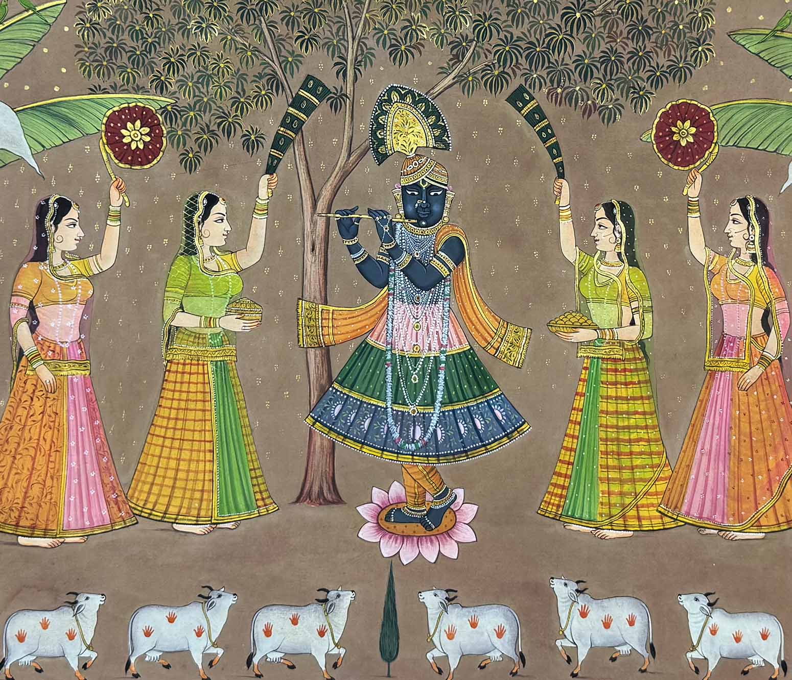 antique shrinathji pichwai painting