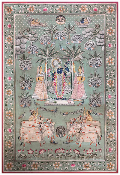 antique pichwai painting