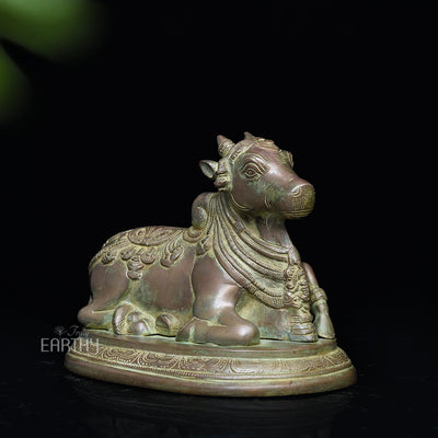 brass nandi idol
