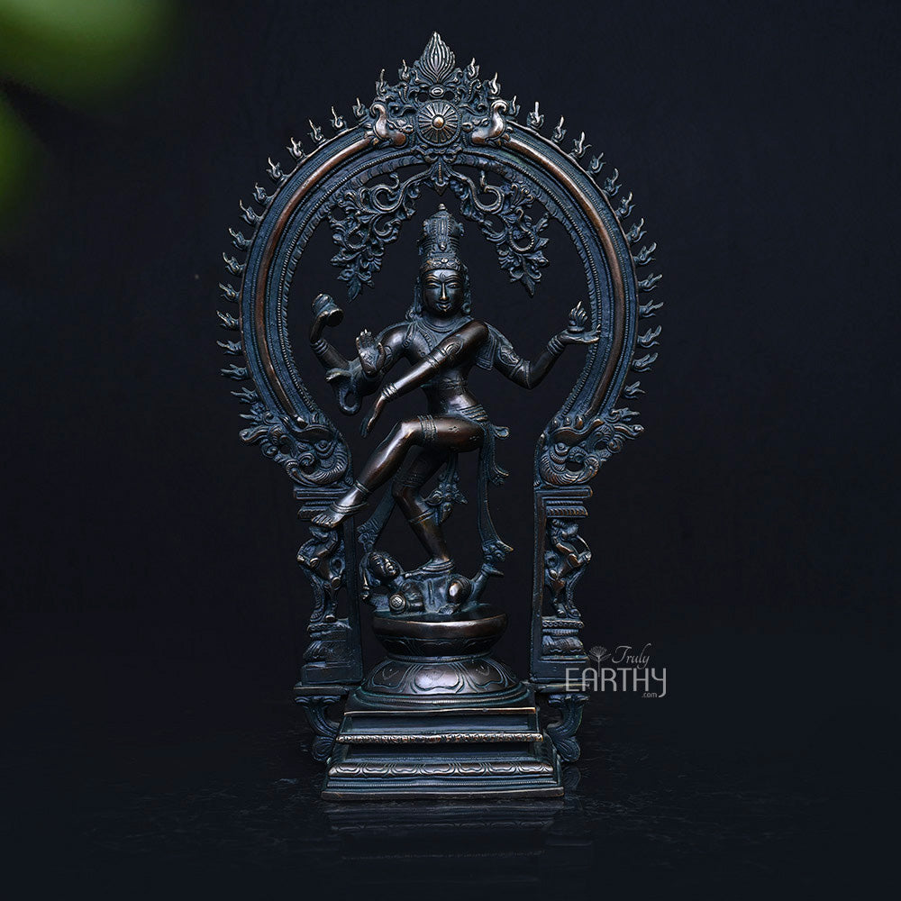 brass natraja statue