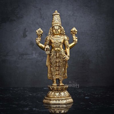 brass triupati balaji idol