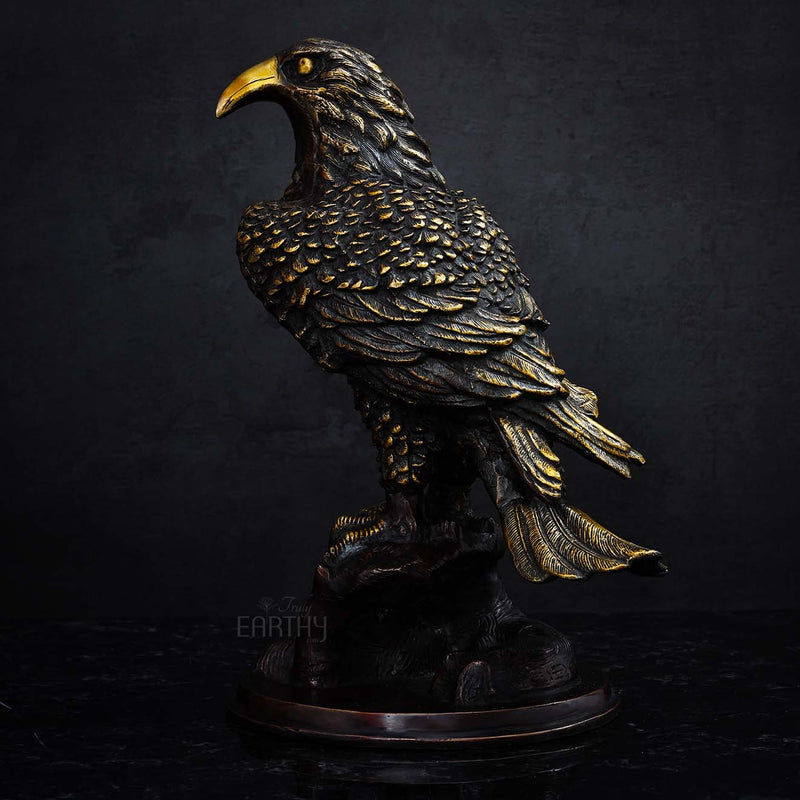 brass eagle statue, angel 1