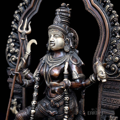 brass kali idol, angel 4