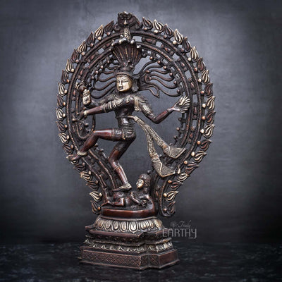 brass natraj statue, angel 1