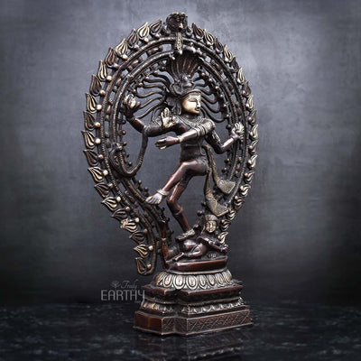 brass natraj statue, angel 2